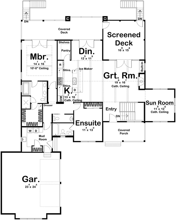 Plan 123D-0211 | House Plans and More