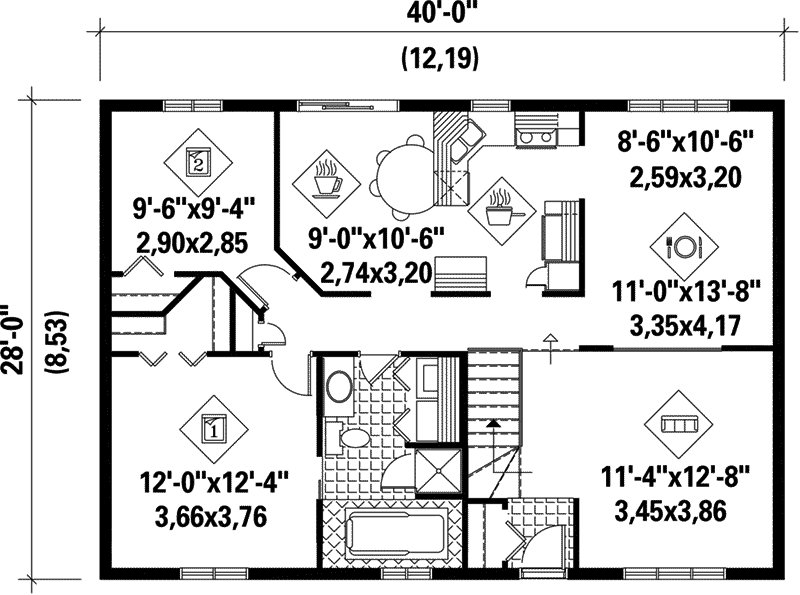 Morgan Ridge Ranch Home Plan 126d-0028 - Shop House Plans And More