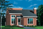 Ranch House Plan Front of House 126D-0144