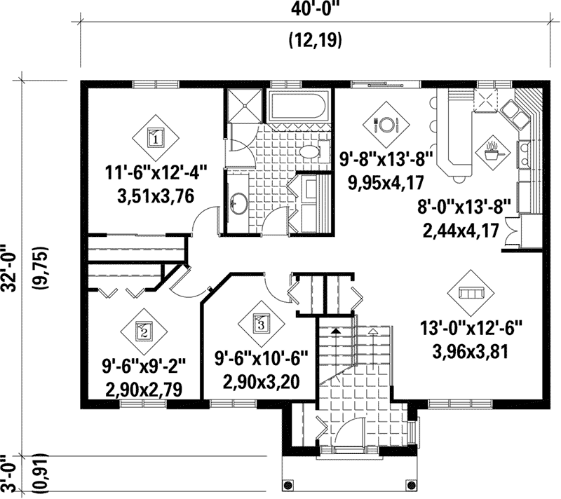 Kellyn Contemporary Ranch Home Plan 126D-0262 - Search House Plans and More