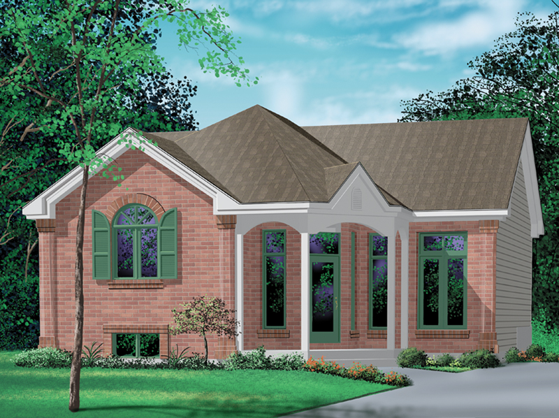 Traditional House Plan Front of Home - Doellman Traditional Home 126D-0313 - Search House Plans and More