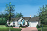 European House Plan Front of House 126D-0314