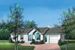 European House Plan Front of House 126D-0315