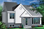 Modern House Plan Front of Home - Benita Contemporary Home 126D-0327 - Search House Plans and More