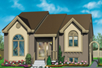 Ranch House Plan Front of Home - Arcola Ranch Home 126D-0328 - Search House Plans and More