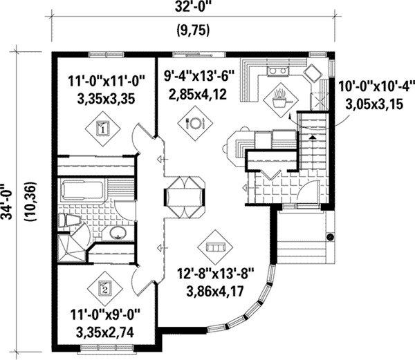 Makani Modern Home Plan 126D-0331 | House Plans and More