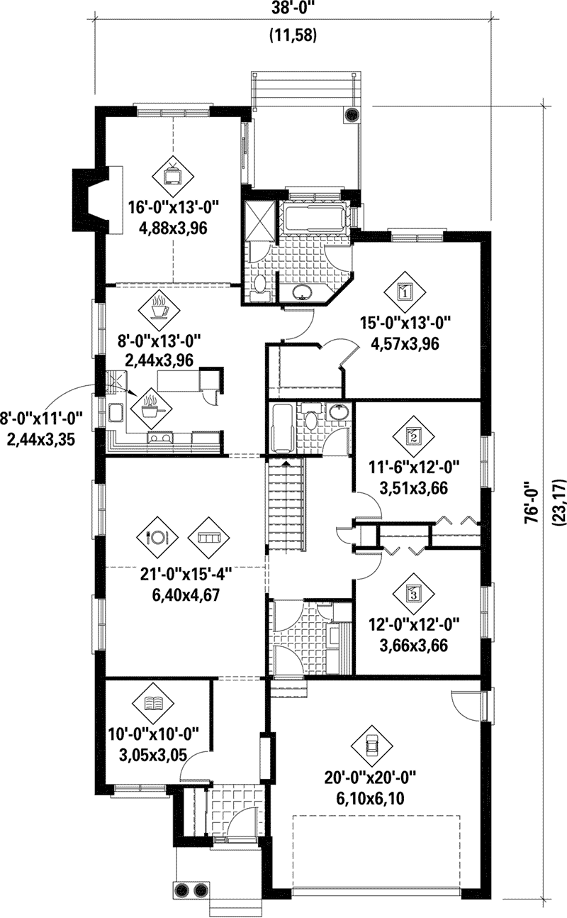 Nash Traditional Ranch Home Plan 126D0359 House Plans