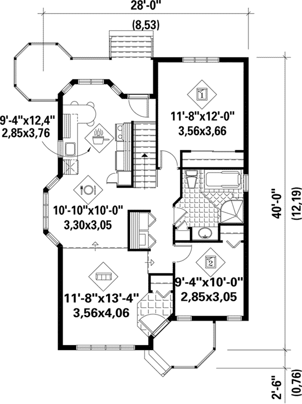 Giroux Sunbelt Home Plan 126D0510 House Plans and More