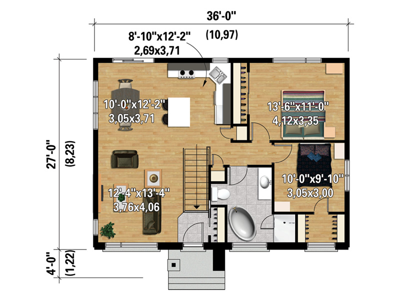 Beal Modern Prairie Style Home Plan 126D-0521 - Search House Plans and More