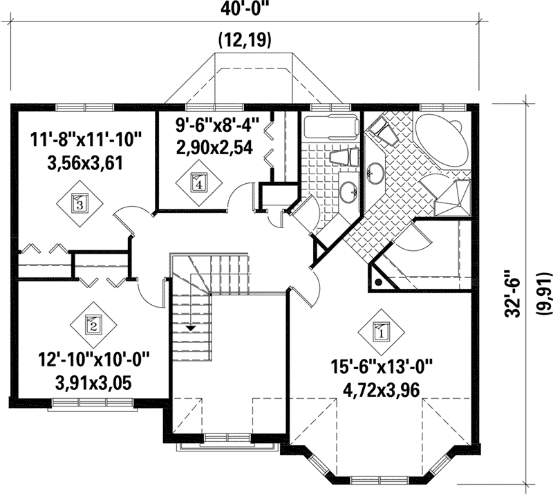 Surrey Bay European Home Plan 126D-0602 - Shop House Plans and More