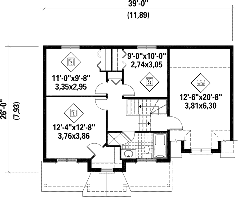 Powders Mill Country Home Plan 126D-0606 - Shop House Plans and More