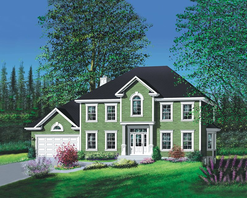 Archer Hill Georgian Home Plan 126D-0673 - Search House Plans and More