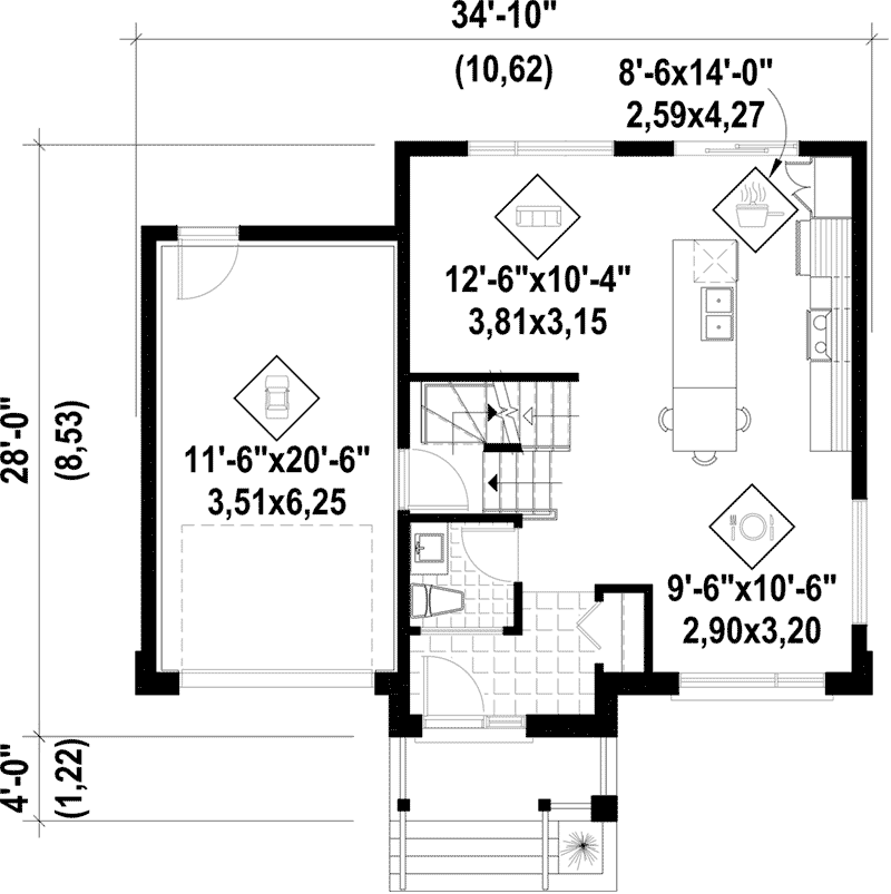 Lani Road Modern Home Plan 126D-0860 - Shop House Plans and More