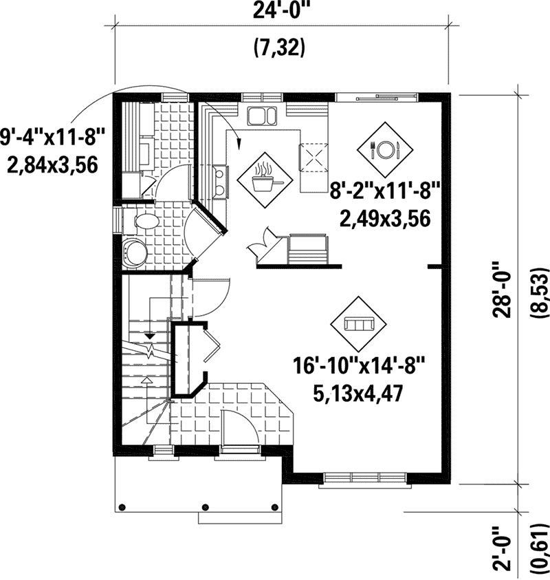 Tyler Traditional Home Plan 126D-0924 - Shop House Plans and More