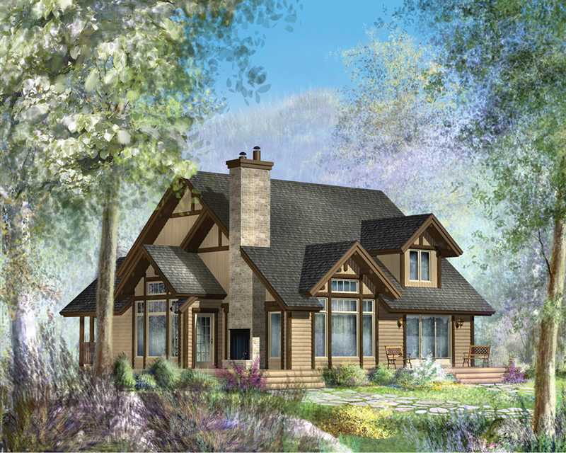 Snow Mountain Luxury Home Plan 126D-0989 - Shop House Plans and More