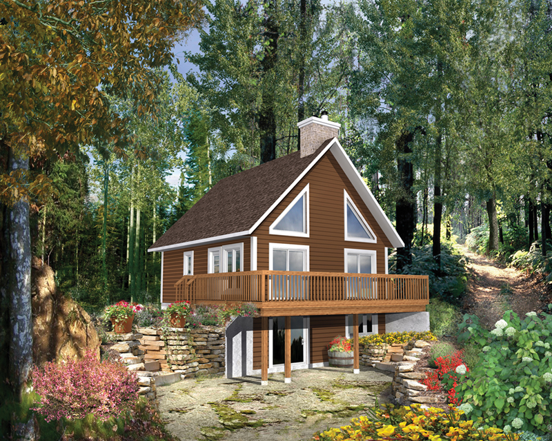 Holiday Hill Vacation Home Plan 126D-1025 - Search House Plans and More