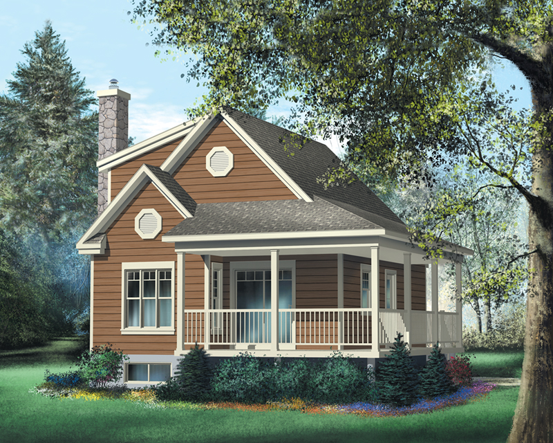 Victorian House Plan Front of Home - Auburn Meadows Country Home 126D-1030 - Search House Plans and More