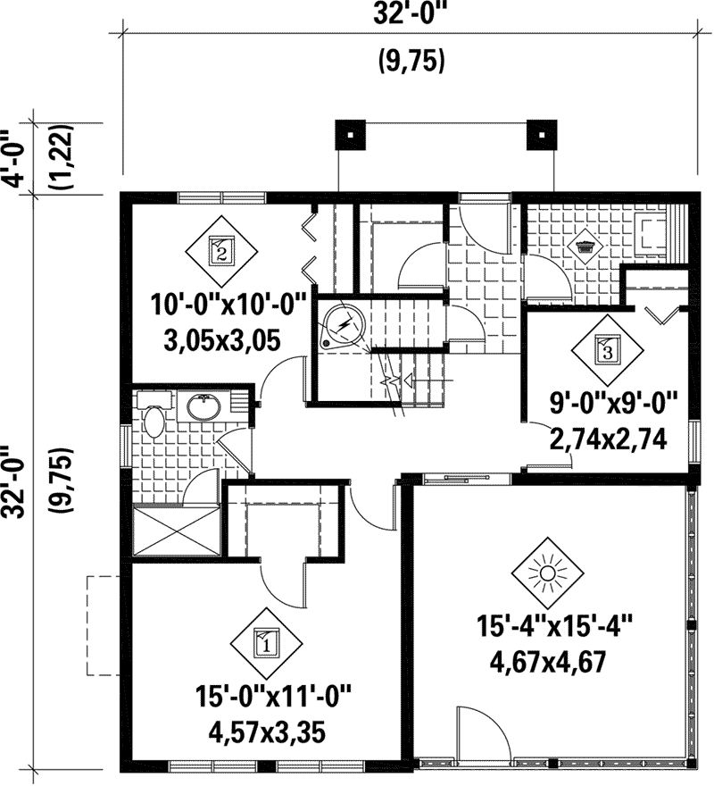Modern Lake House Floor Plans