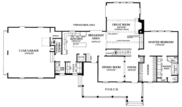 Adirondack Lane Country Home Plan 128D-0012 | House Plans and More