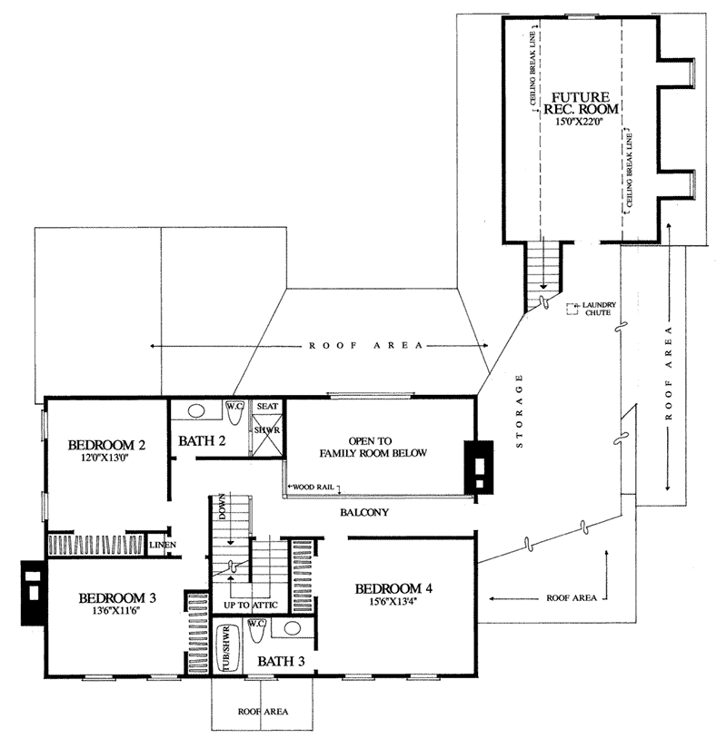 Capital Colonial Home Plan 128D-0043 - Search House Plans and More