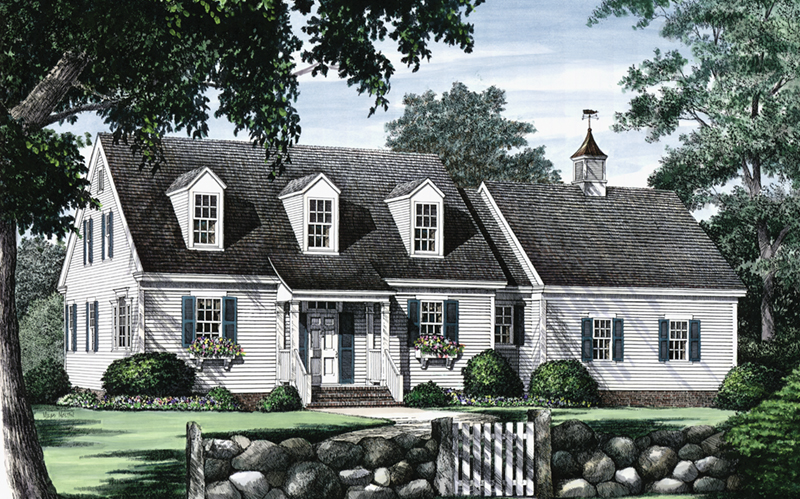 Connecticut Cottage Home Plan 128d-0056 - Search House Plans And More