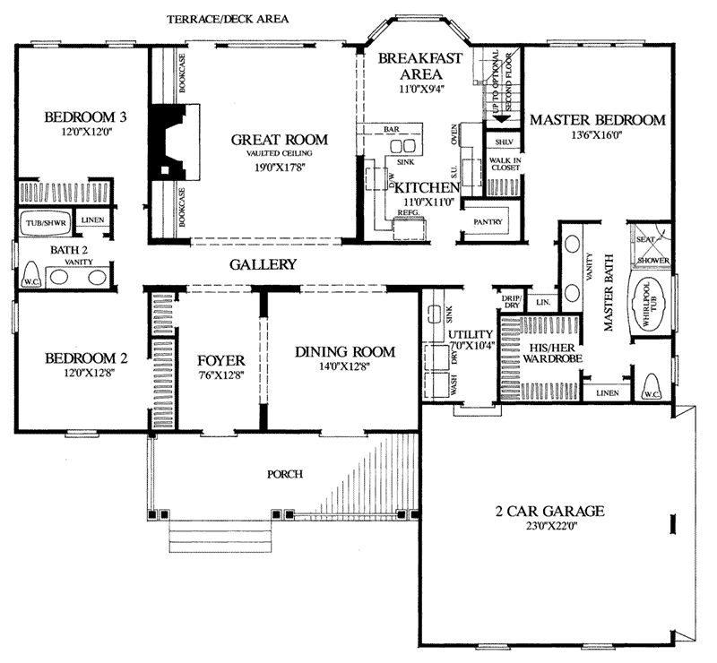 Country Cottage Southern Home Plan 128D-0057 - Search House Plans and More