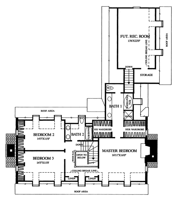 Century House Colonial Cottage Plan 128D0066 House