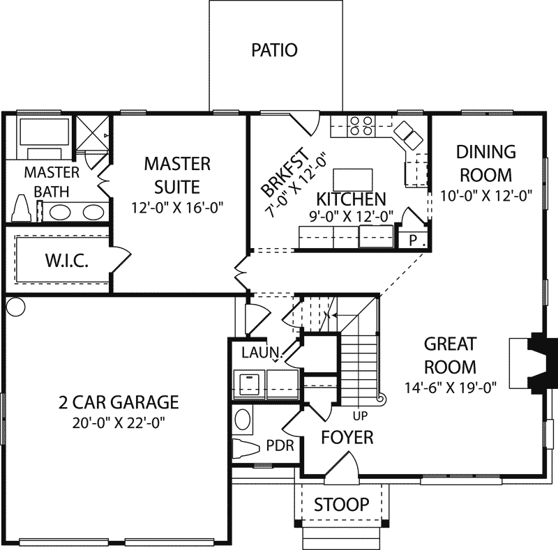 Dewine Park Craftsman Home Plan 129D-0005 - Search House Plans and More