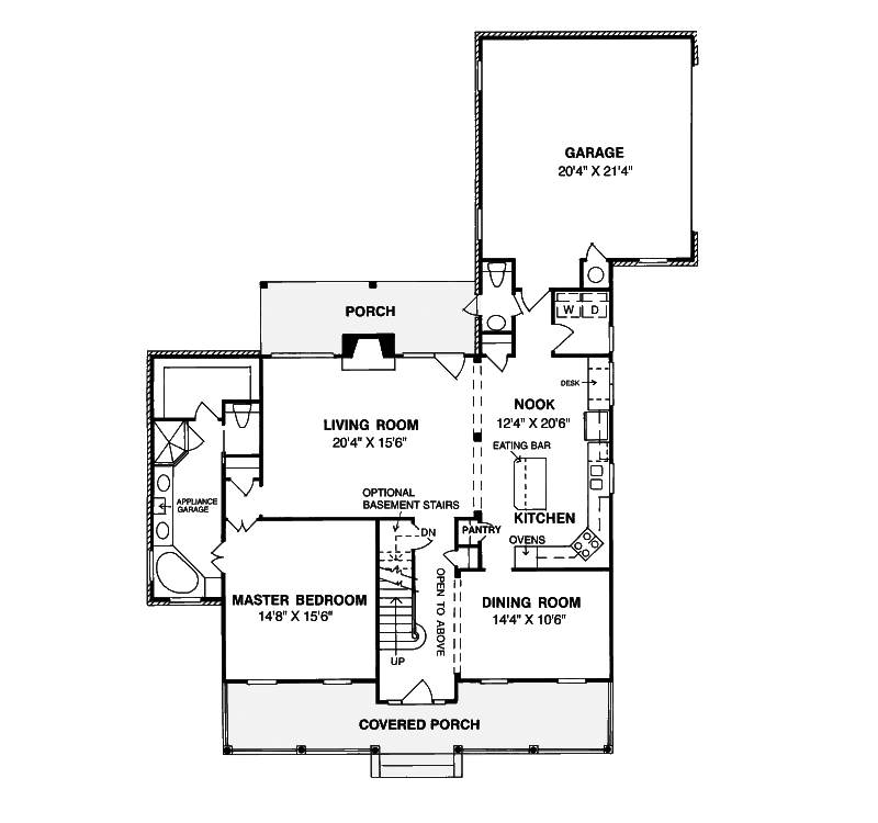 Flag Hollow Acadian Home Plan 130D-0022 - Search House Plans and More