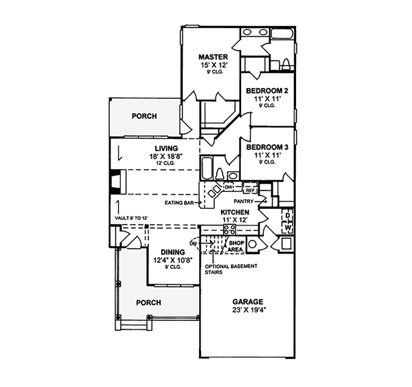 Green Trail Ranch Home Plan 130D-0088 | House Plans and More