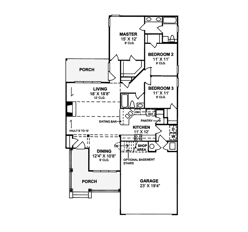 Green Trail Ranch Home Plan 130D-0088 | House Plans and More