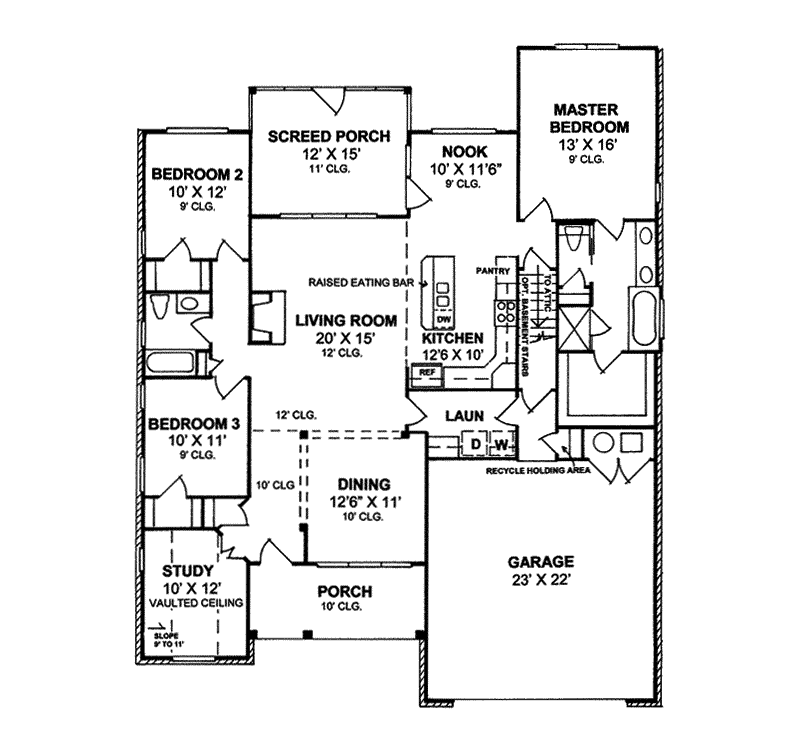 Pauls Valley Country Home Plan 130D-0163 - Shop House Plans and More