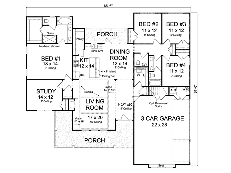 Echo Point Country Home Plan 130D-0333 - Search House Plans and More