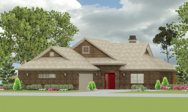 Tatum Rustic Ranch Home Plan 135D-0002 | House Plans and More