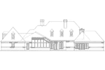 European House Plan Rear Elevation - Sherwick Place Luxury Ranch Home 137D-0015 - Shop House Plans and More