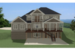 Traditional House Plan Rear Photo 01 - Brook Haven Craftsman Home 139D-0012 - Search House Plans and More