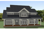 Luxury House Plan Rear Photo 01 - Hills Borough Traditional Home 139D-0055 - Search House Plans and More