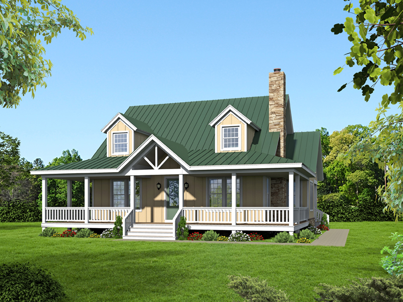 Tracey Country Craftsman Home Plan 141D-0016 - Shop House Plans and More