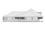 Country House Plan Left Elevation - Thistle Mill Southern Home 141D-0040 - Shop House Plans and More