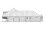 Country House Plan Right Elevation - Thistle Mill Southern Home 141D-0040 - Shop House Plans and More