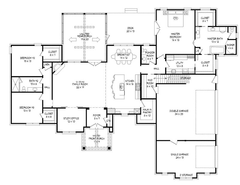 Plan 141D-0056 - Shop House Plans and More