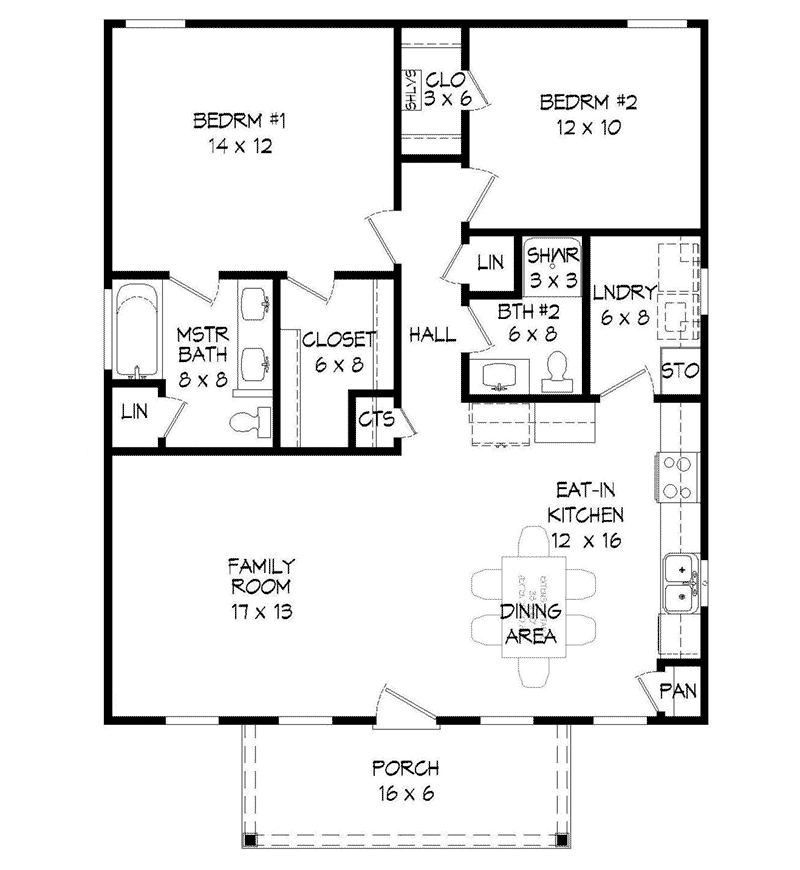 Plan 141D-0066 - Shop House Plans and More