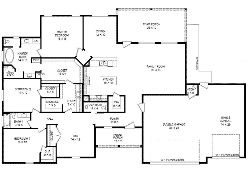 Plan 141D-0083 - Shop House Plans and More