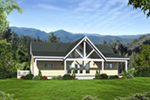 A-Frame House Plan Front of House 141D-0099