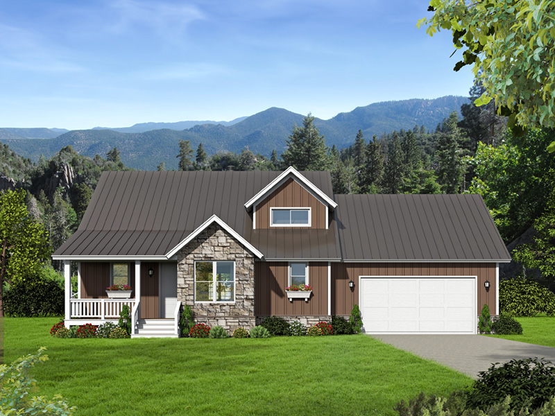 Bungalow House Plan Front Photo 01 - 141D-0145 - Shop House Plans and More