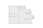 Contemporary House Plan Left Elevation - 141D-0245 - Shop House Plans and More