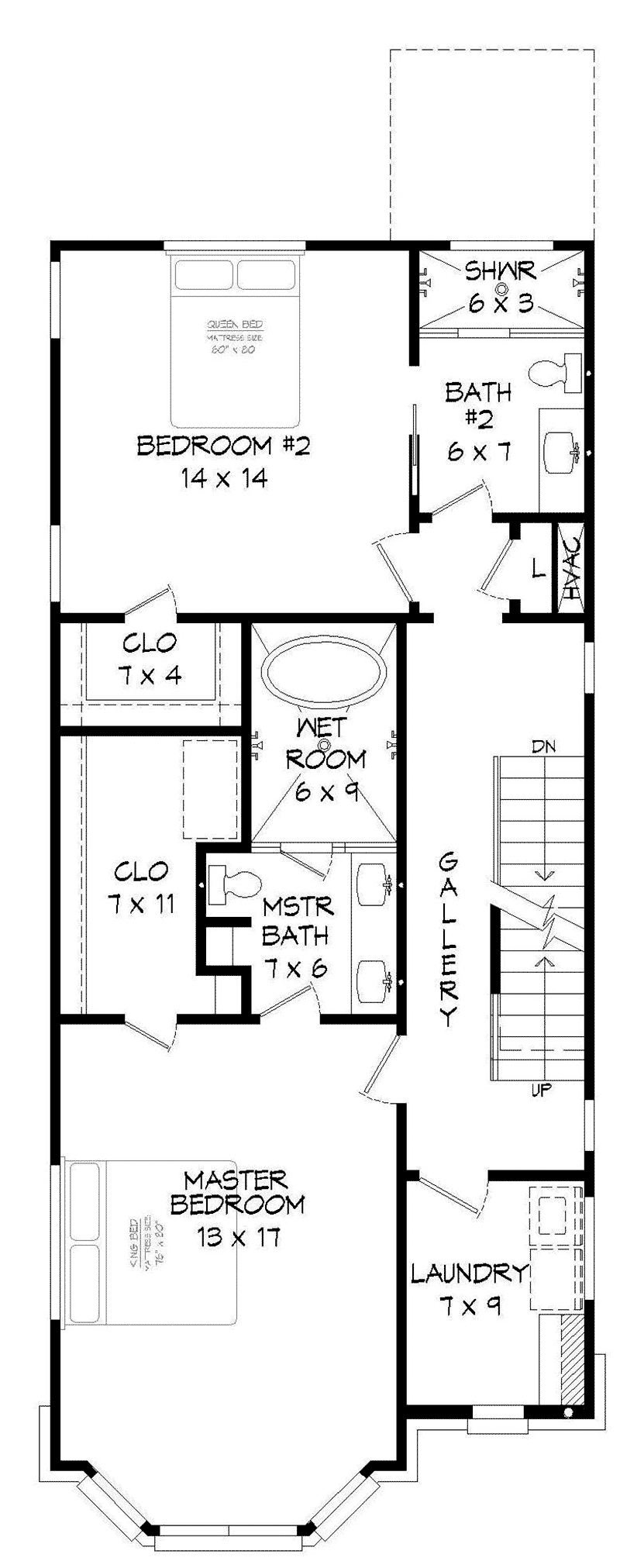 Greek Revival House Plan Second Floor - 141D-0268 - Shop House Plans and More