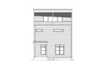 Greek Revival House Plan Rear Elevation - 141D-0269 - Shop House Plans and More