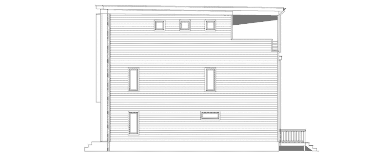 Waterfront House Plan Right Elevation - 141D-0272 - Shop House Plans and More