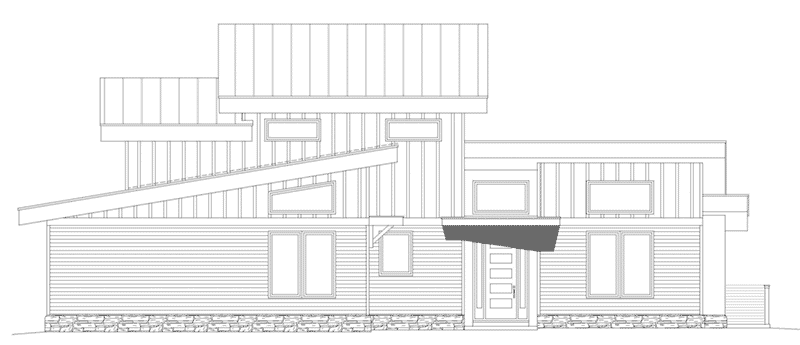 Waterfront House Plan Front Elevation - 141D-0348 - Shop House Plans and More